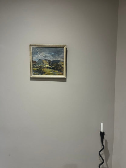 Vintage House Oil Painting
