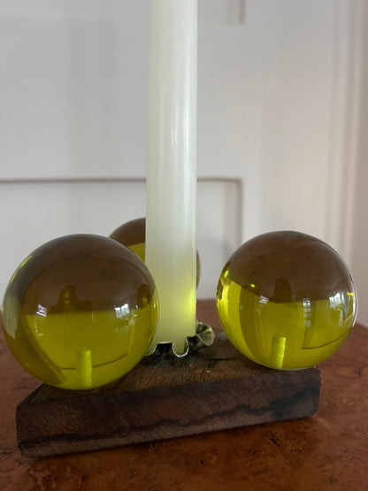 Lucite Candleholder