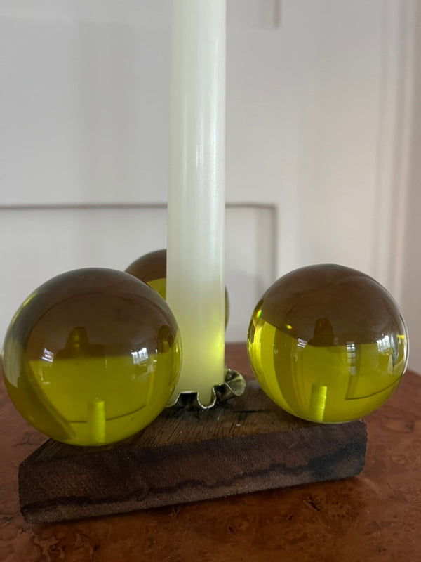 Lucite Candleholder