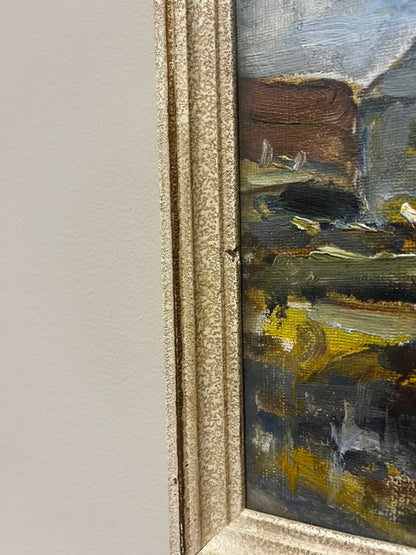 Vintage House Oil Painting