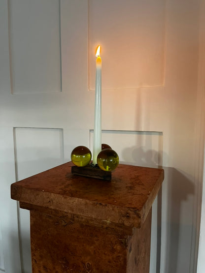 Lucite Candleholder